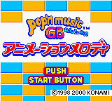 GBC ポップンミュージックGB アニメーションメロディ ポップンミュージックGBアニメーションメロディ【GBC】Pop'n
